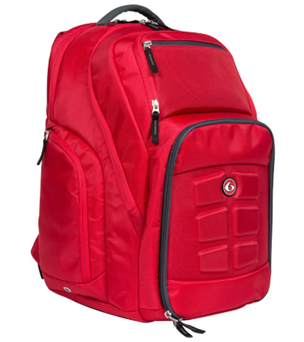 6 Pack Fitness Expert Collection Expedition Backpack 500 Red/Grey