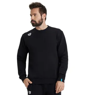 Arena Unisex Solid Crewneck Sweatshirt Black