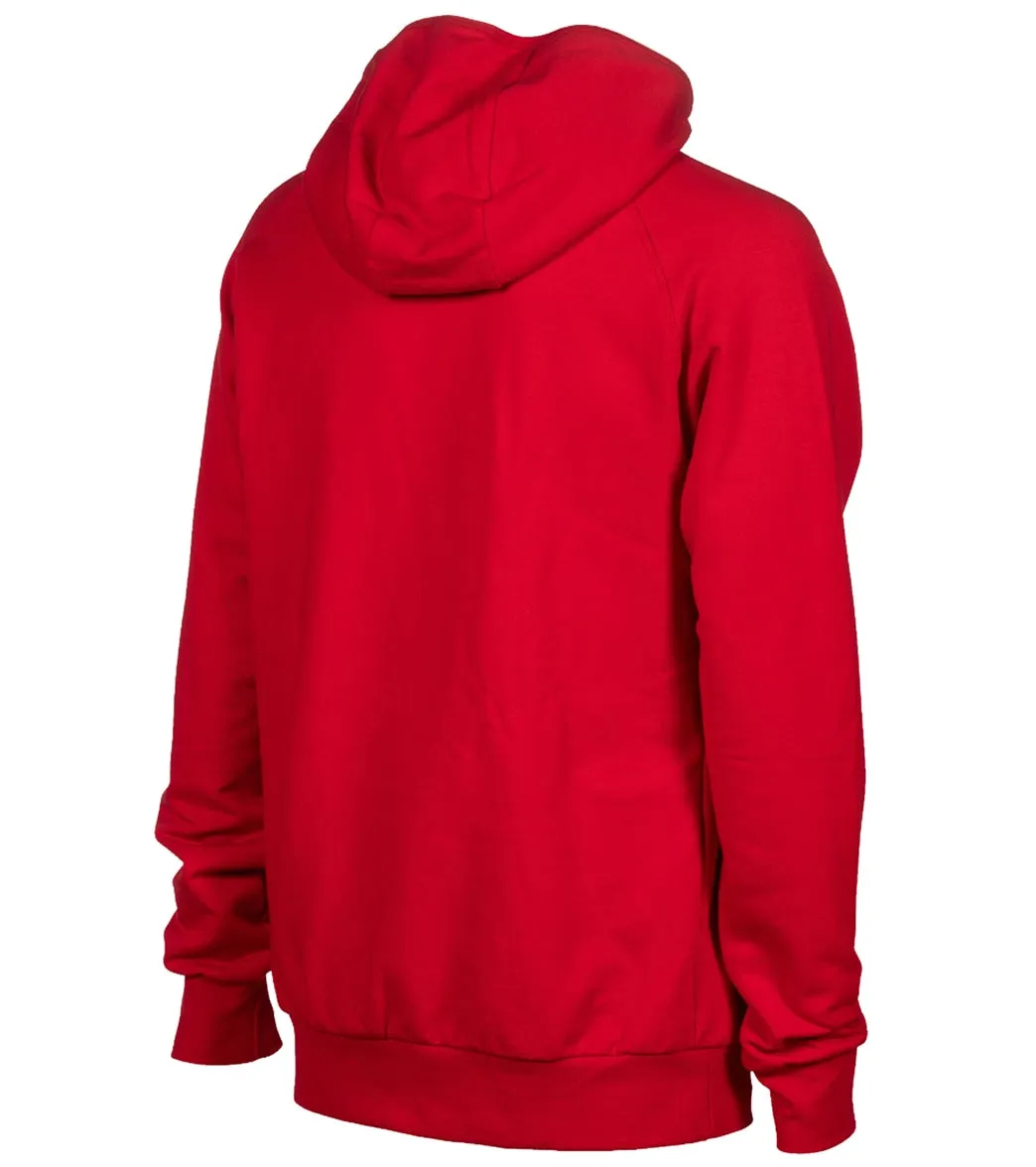 Arena Unisex Team Panel Pullover Hoodie Red