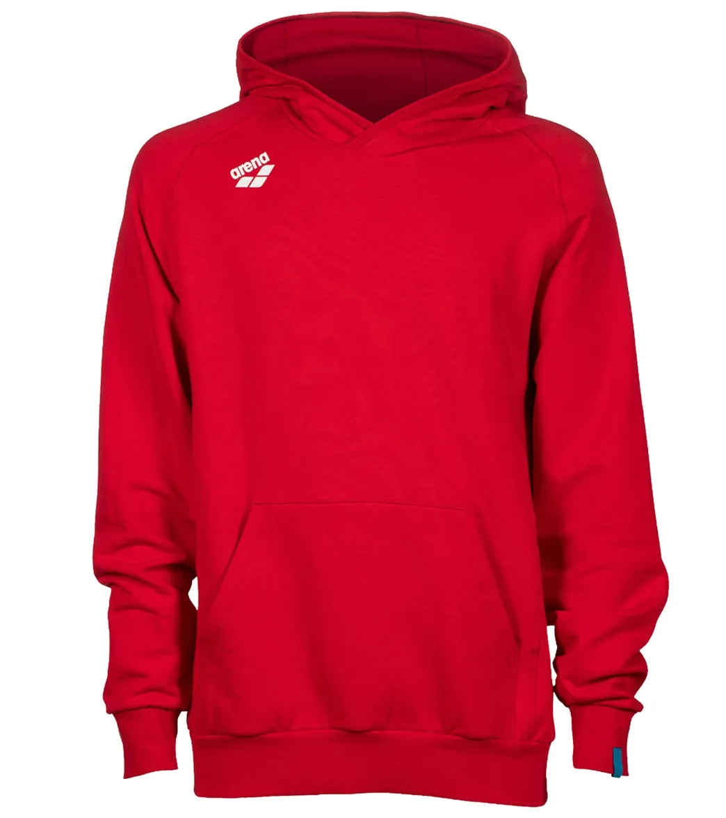 Arena Unisex Team Panel Pullover Hoodie Red