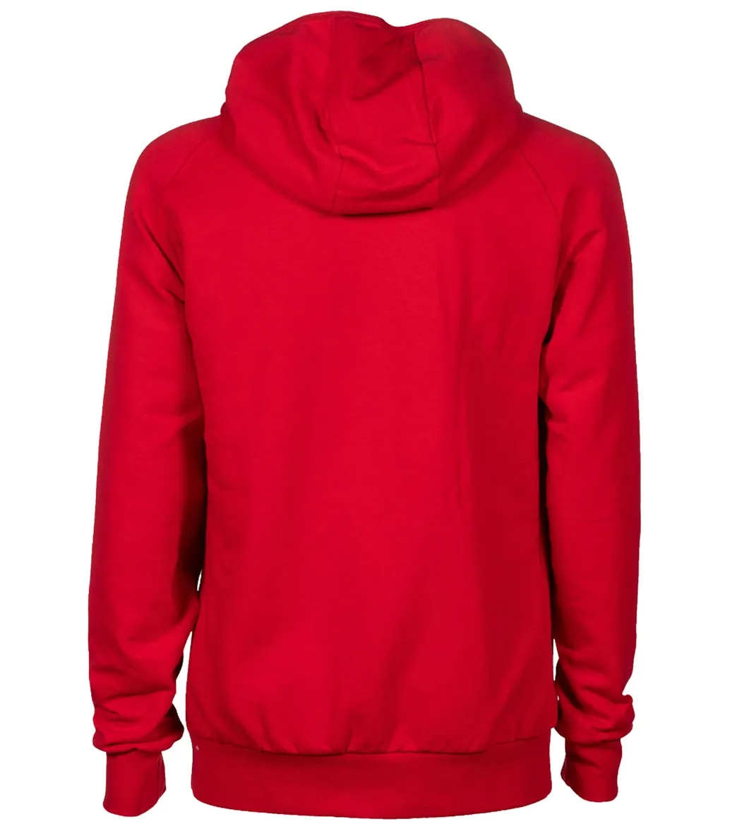 Arena Unisex Team Panel Pullover Hoodie Red