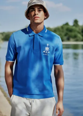 B by Ben Sherman Sports Club Embroidered Polo - Blue