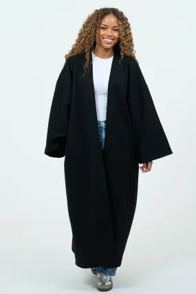 Basic Black Thick Kimono