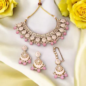 Blush Dharvi Kundan Jewellery Set