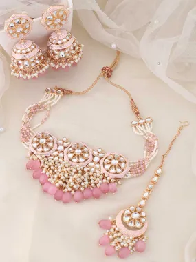 Blush Dhivja Jewellery Set