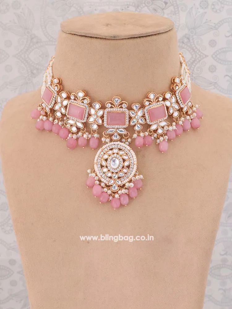 Blush Gitali Jewellery Set