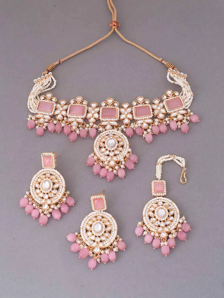 Blush Gitali Jewellery Set