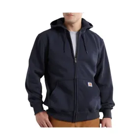 Carhartt Men's Rain Defender Paxton Heavyweight Hooded Zip-Front Sweatshirt - Navy