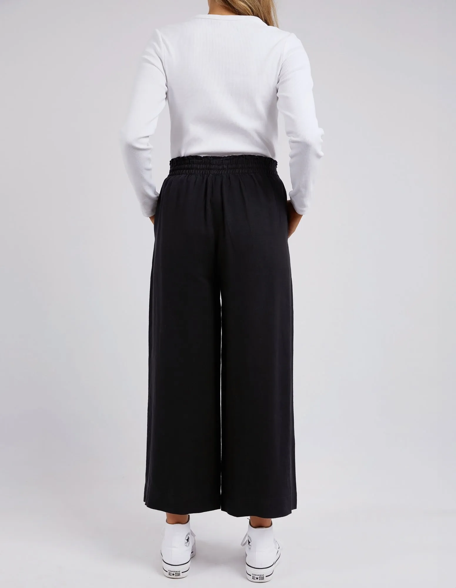 Dionne Wide Leg Pant Black