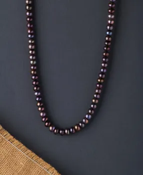 Elegant Black Pearl Necklace