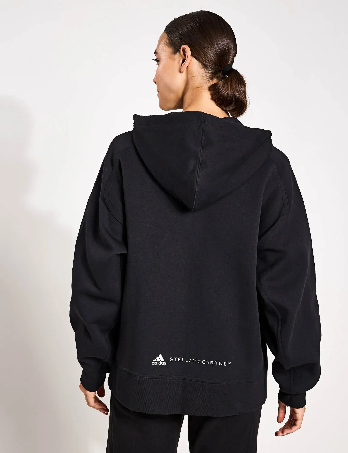 Full-Zip Hoodie - Black/White