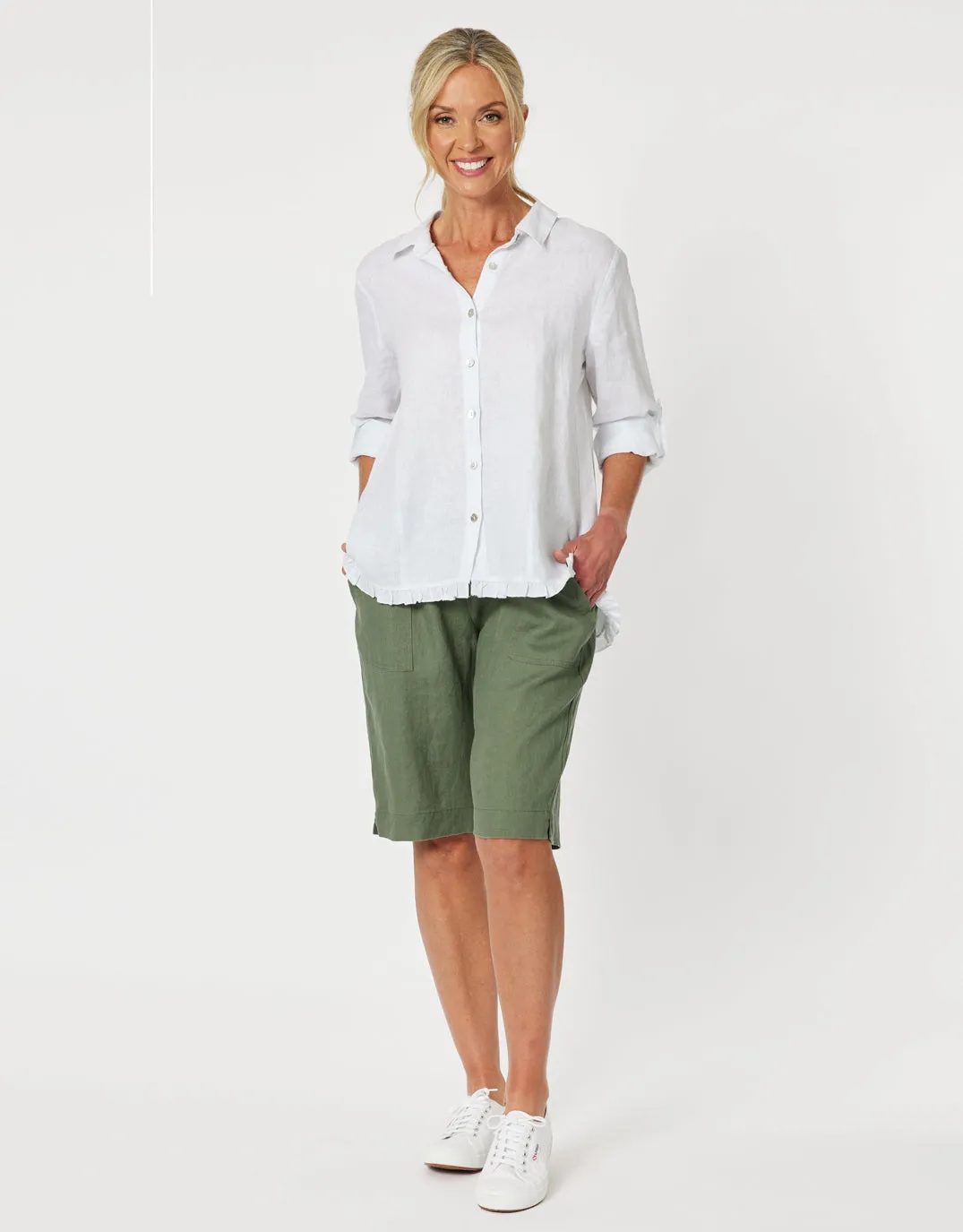 Jersey Waist Short - Khaki