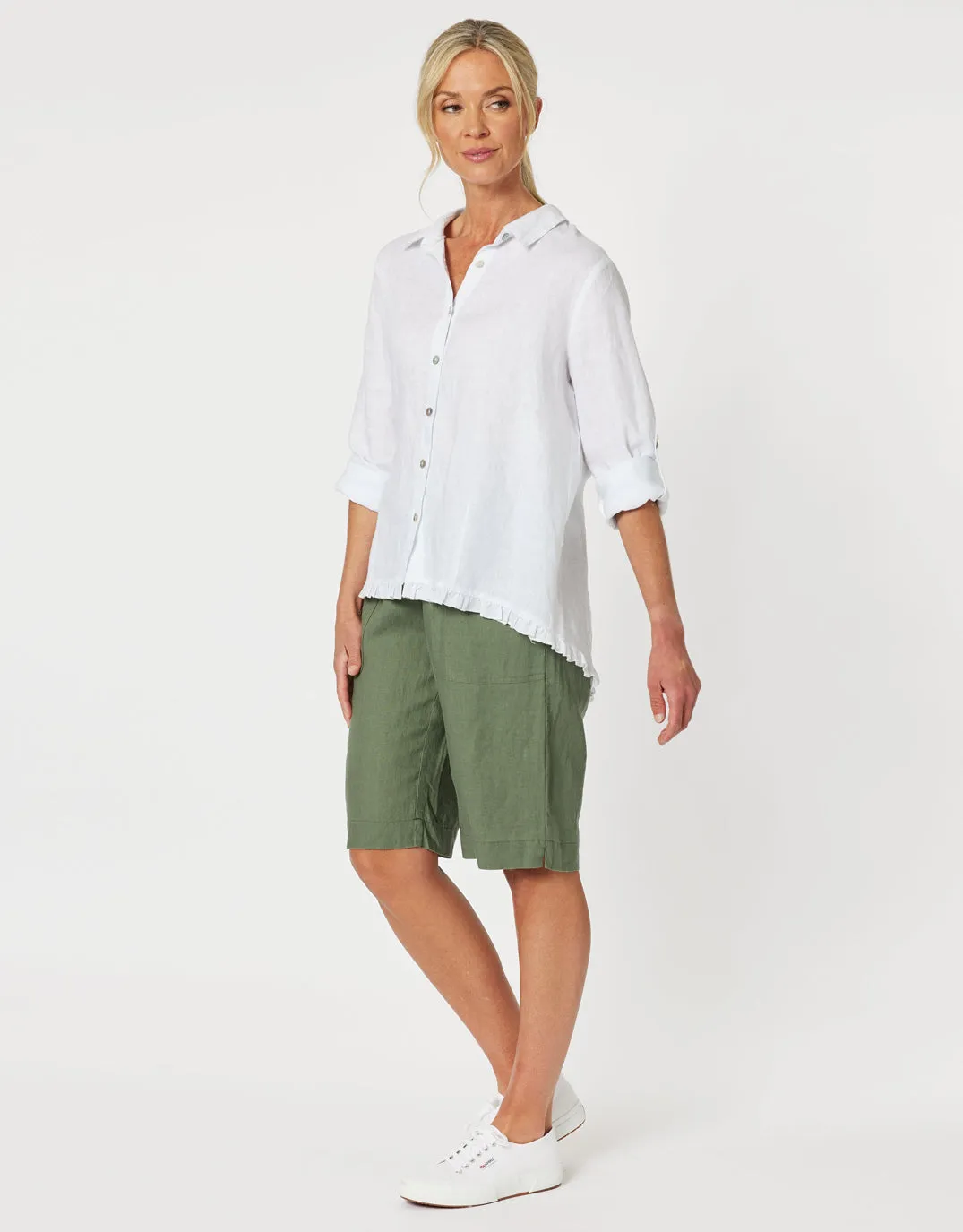 Jersey Waist Short - Khaki