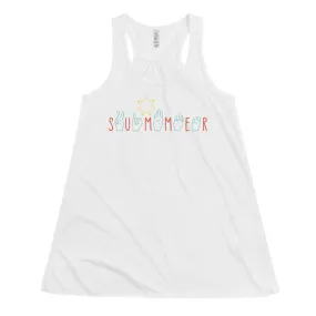 SUMMER VIBES Flowy Racerback Tank