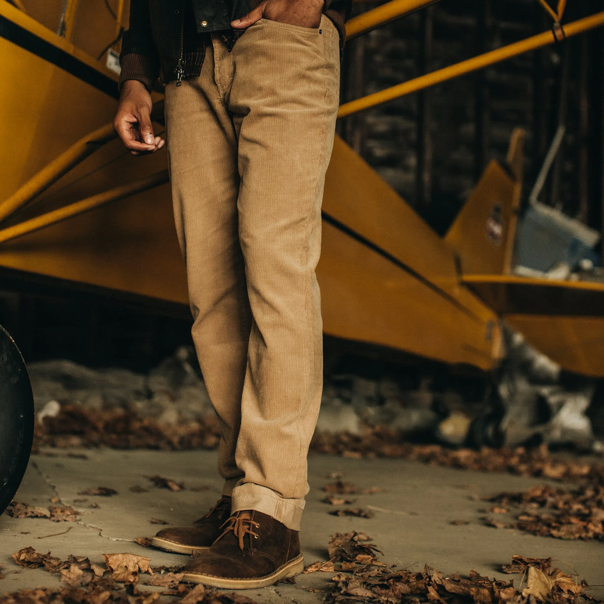 The Democratic All Day Pant in Khaki Cord